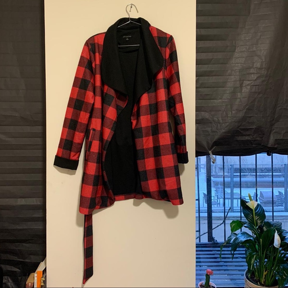 Plaid/tartan coat